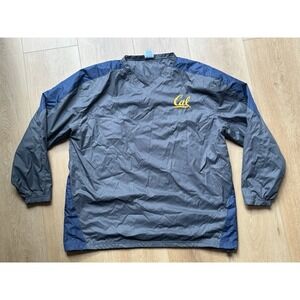 Vintage Cal Berkeley Mens L NCAA Golden Bears California Pullover Jacket‎ Y2K